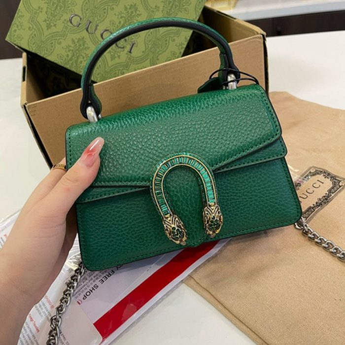 Gucci Tote Dionysus Green Bag GC245 - Image 7