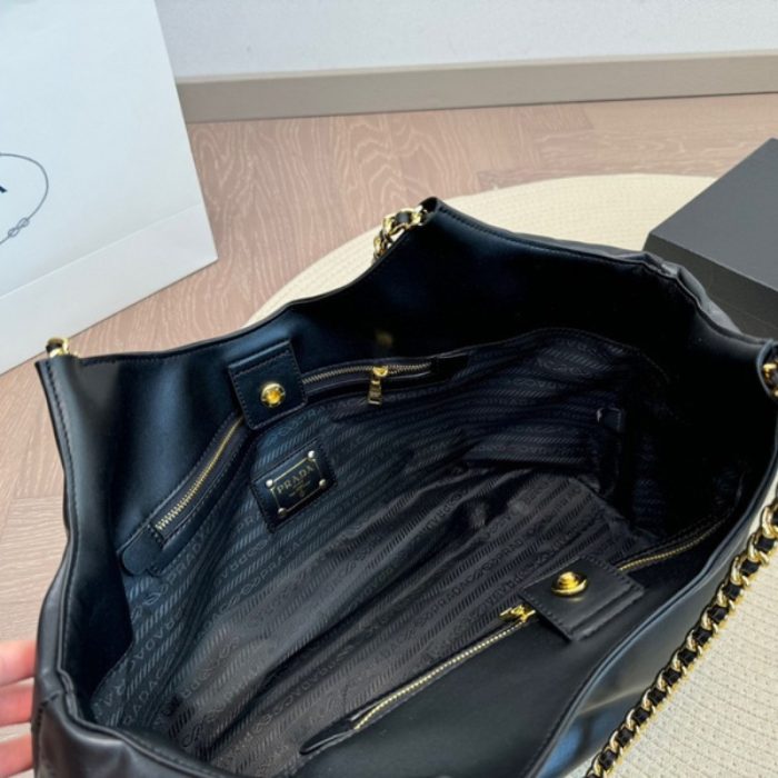 Prada Soft Calf Chain Tote Bag PD092 - Image 6