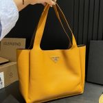 Prada Flou Leather Tote Bag PD094 - Image 7