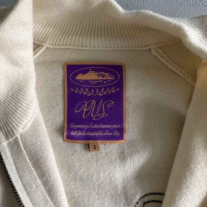Jacket Corteiz Fleece Cream CZ023 - Image 3