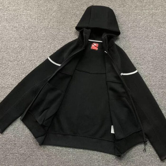 Jacket Nike Tech Fleece Black NK061 - Image 2