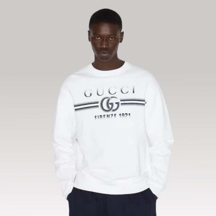 Hoodie Gucci White GC331 - Image 4