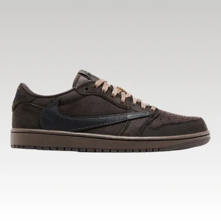 Air Jordan 1 Low Og Sp x Travis Scott Velvet Brown JDN005 - Drip Slum