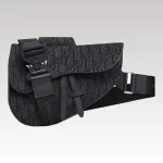 Bag Dior Oblique Black Canvas DO036 - Drip Slum