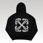 Hoodie Off-White Black Graphic OFF015 - Drip Slum