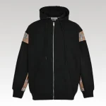 Hoodie Plaid-Detail Burberry BY003 - Drip Slum