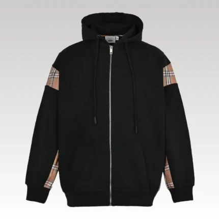 Hoodie Plaid-Detail Burberry BY003 - Drip Slum