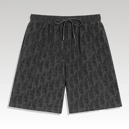 Short Dior Monogram Black Drawstring DO056 - Drip Slum
