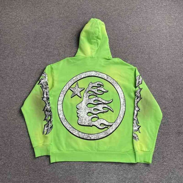 Hoodie Hellstar Graffiti Zip-Up HS017 - Image 2