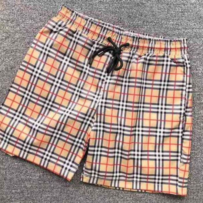 Short Burberry Check Drawcord Swim BY081 - Image 3