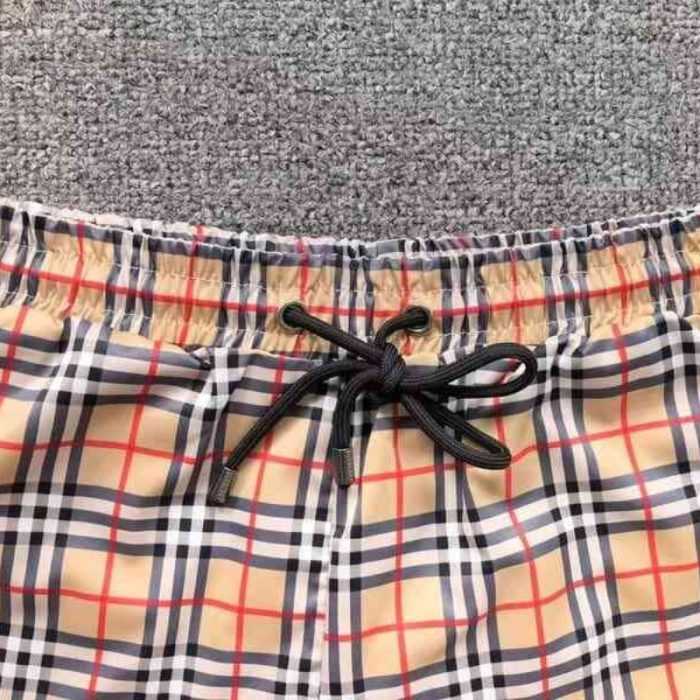 Short Burberry Check Drawcord Swim BY081 - Image 4