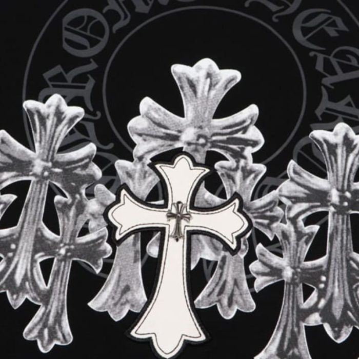 T-shirt Chrome Hearts Metal Cross CH151 - Image 5