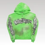 Hoodie Hellstar Graffiti Zip-Up HS017 - Drip Slum