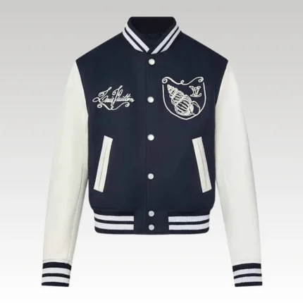 Jacket Louis Vuitton Calfskin Varsity LV321 - Drip Slum