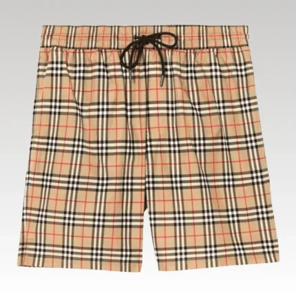 Short Burberry Check Drawcord Swim BY081 - Drip Slum