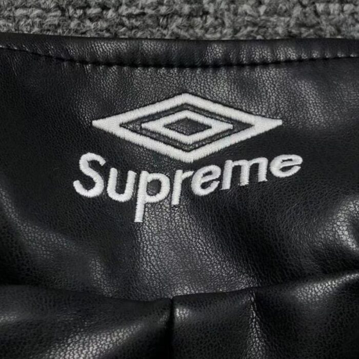 Jacket Supreme x Umbro Leather Track SP122 - Image 3