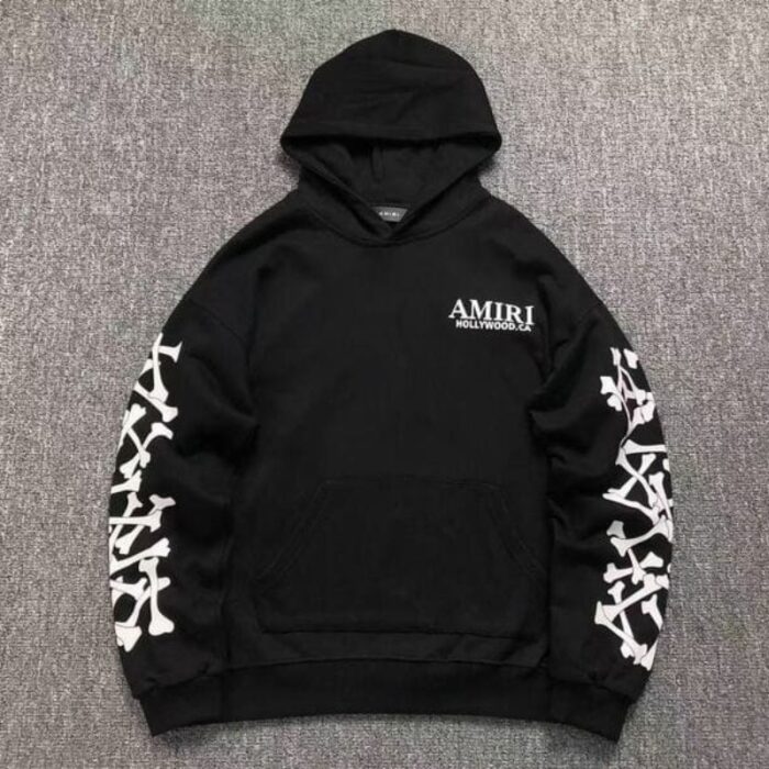 Hoodie Amiri Bones Stacked AM103 - Image 3