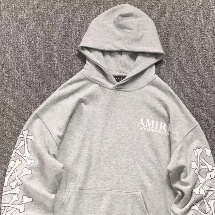 Hoodie Amiri Bones Stacked AM104 - Image 3