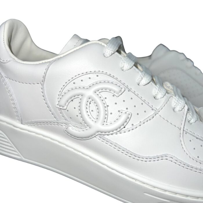 Chanel Shoes White CN014 - Image 4