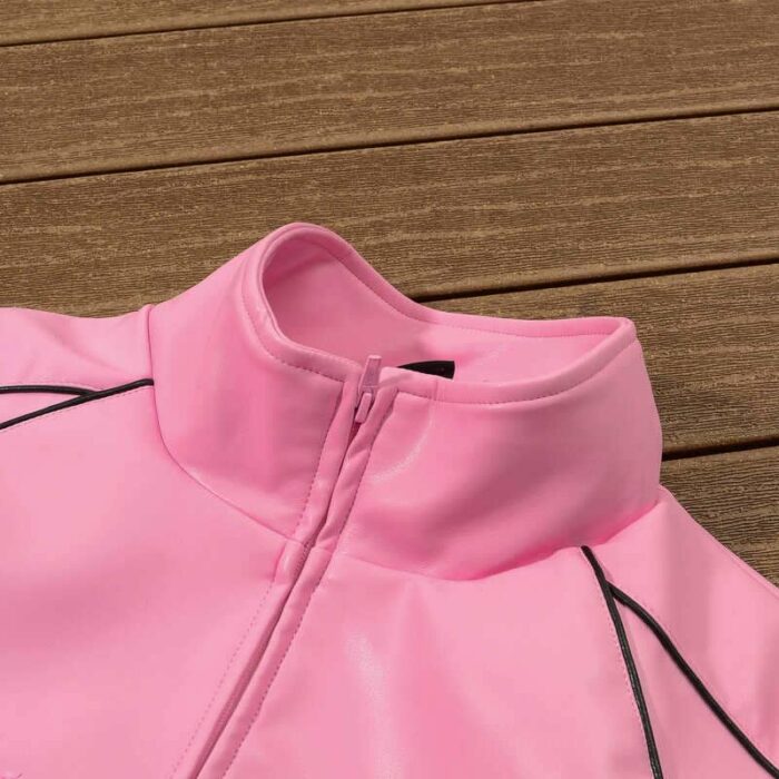 Jacket Supreme x Umbro Leather Track SP123 - Image 5