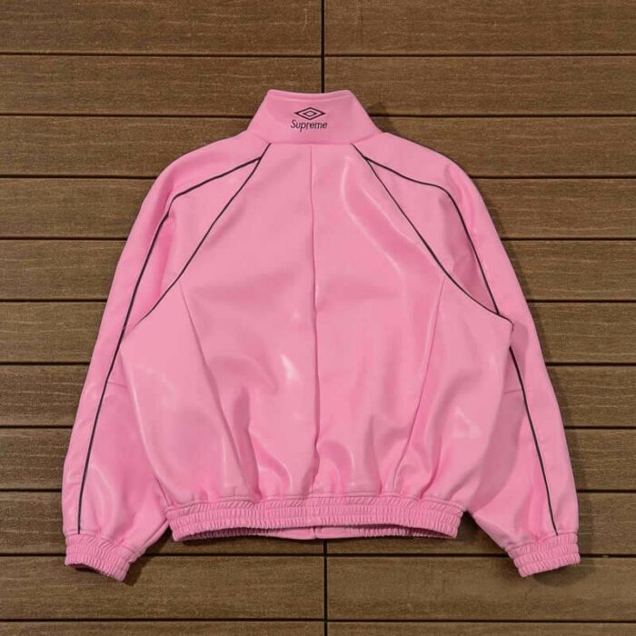 Jacket Supreme x Umbro Leather Track SP123 - Image 3