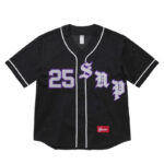T-shirt Supreme Old English Baseball Jersey Grey SP117