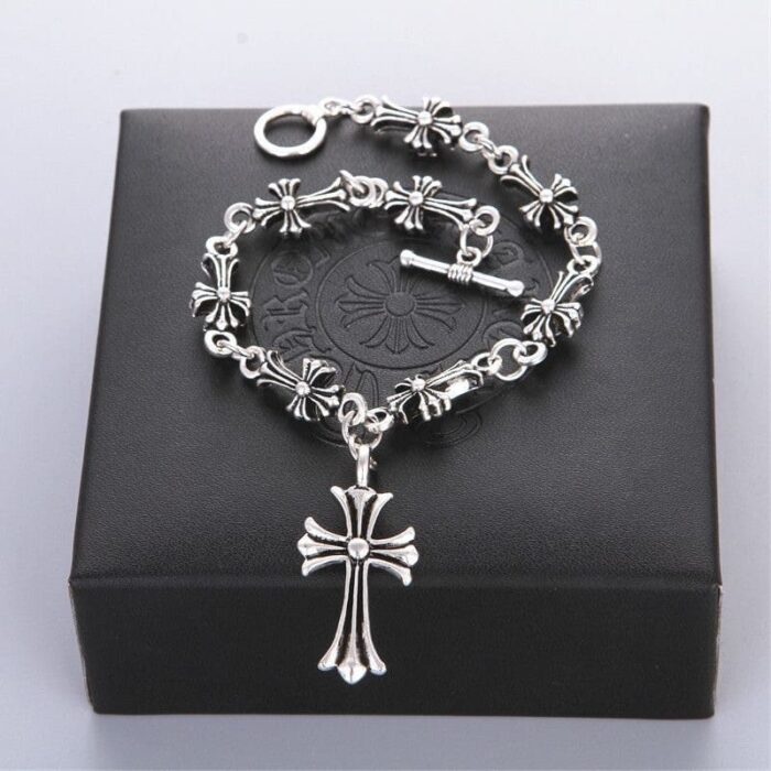 Bracelet Chrome Hearts Cross Pendant CH159 - Image 2