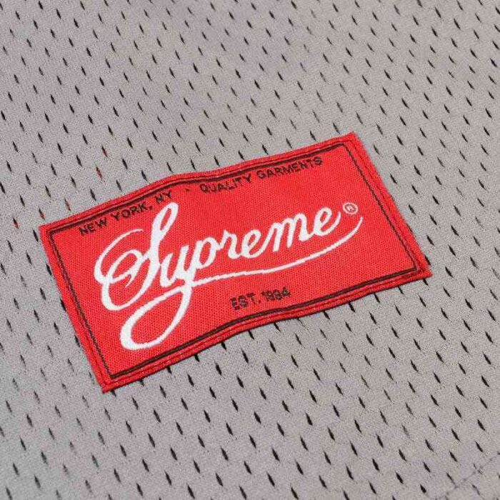 T-shirt Supreme Old English Baseball Jersey Grey SP116 - Image 3