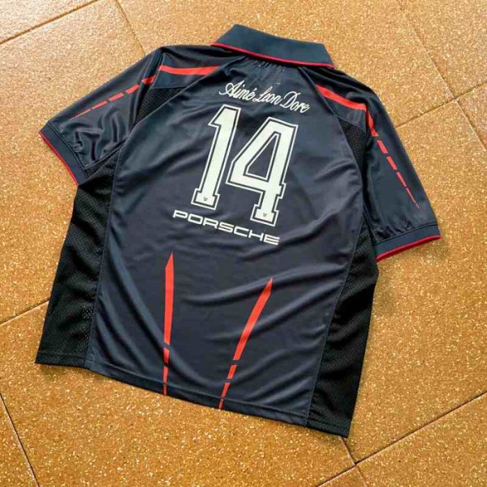 T-shirt Aimé Leon Dore x Porsche 993 Jersey AL009 - Image 2