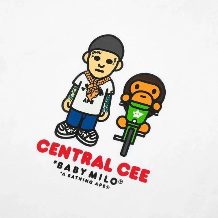 T-shirt BAPE x Syna Central Cee BP119 - Image 2