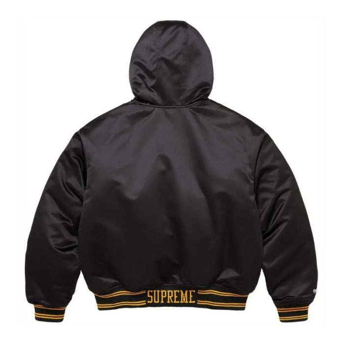 Jacket Supreme x Mitchell & Ness Varsity Satin SP146 - Image 2