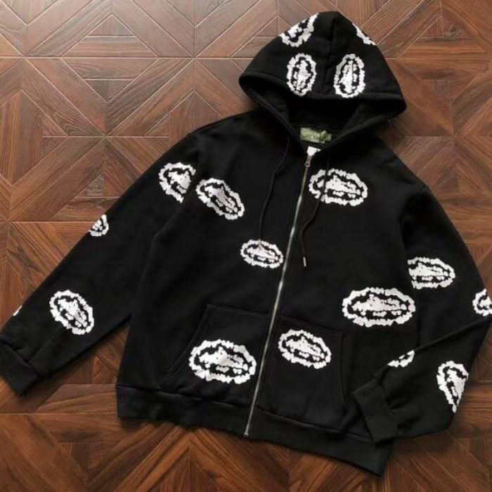 Hoodie Denim Tears x Corteiz Zip DT022 - Image 3