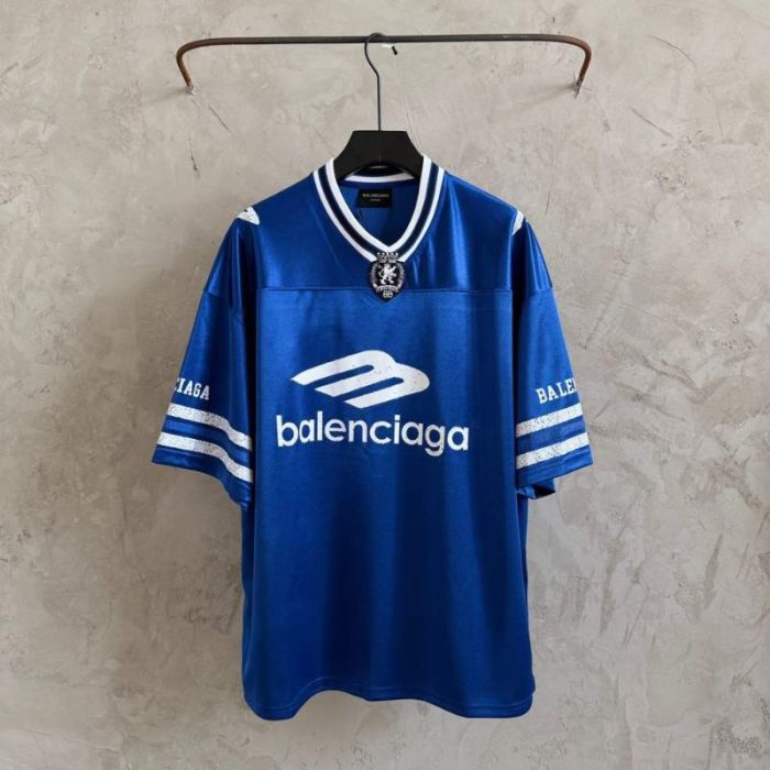 T-shirt Balenciaga Jersey V-neck Oversized BL260 - Image 3