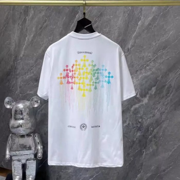 T-shirt Chrome Hearts Horseshoe Cross CH169 - Image 3
