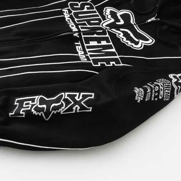 Jacket Supreme x Fox Racing Zip Up Hooded SP143 - Image 3