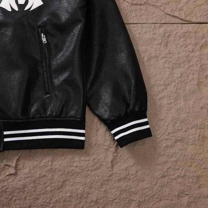 Jacket Amiri MA Hollywood Bomber Leather AM107 - Image 5
