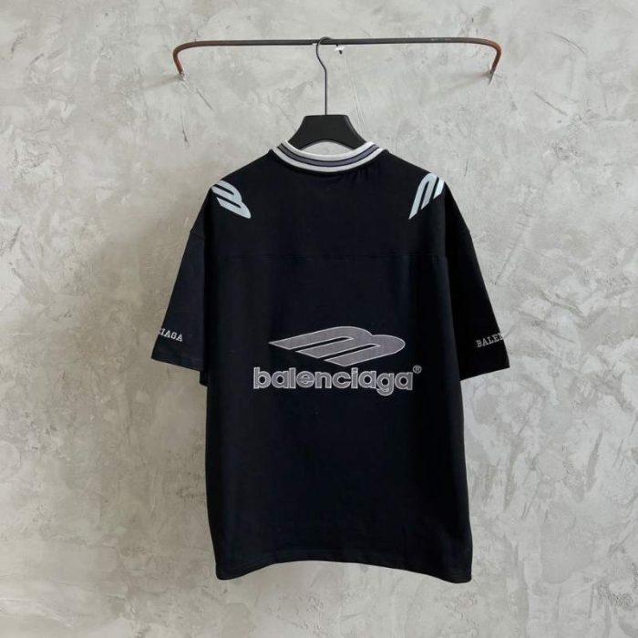 T-shirt Balenciaga Footnall V-neck Oversized BL259 - Image 3
