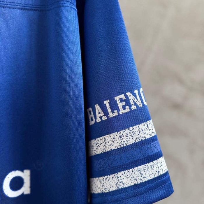T-shirt Balenciaga Jersey V-neck Oversized BL260 - Image 4