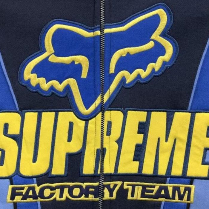 Jacket Supreme x Fox Racing Zip Up Hooded SP145 - Image 6