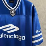 T-shirt Balenciaga Jersey V-neck Oversized BL260 - Image 6