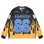 T-shirt Hellstar Jersey Long Flame HS030