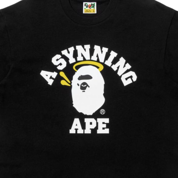 T-shirt BAPE x Syna Central Cee College BP115 - Image 2