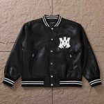 Jacket Amiri MA Hollywood Bomber Leather AM107 - Image 3