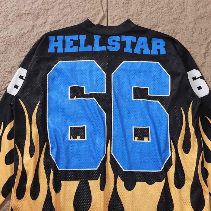 T-shirt Hellstar Jersey Long Flame HS030 - Image 6