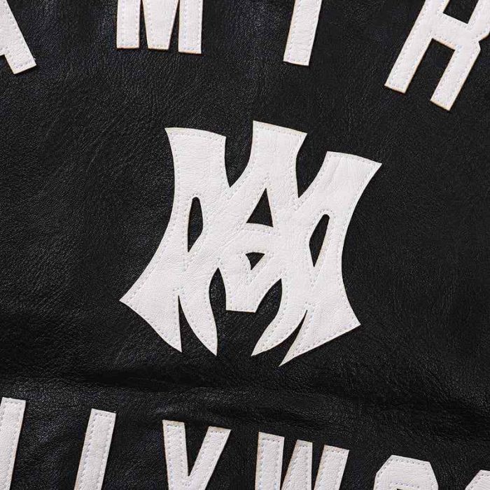 Jacket Amiri MA Hollywood Bomber Leather AM107 - Image 7