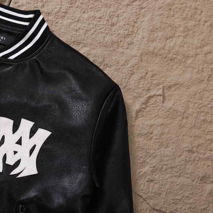 Jacket Amiri MA Hollywood Bomber Leather AM107 - Image 8