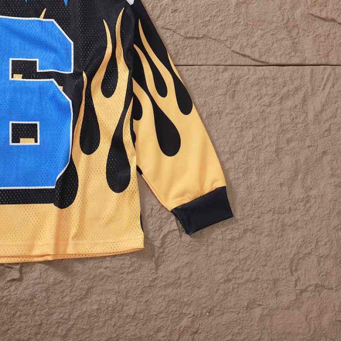 T-shirt Hellstar Jersey Long Flame HS030 - Image 7